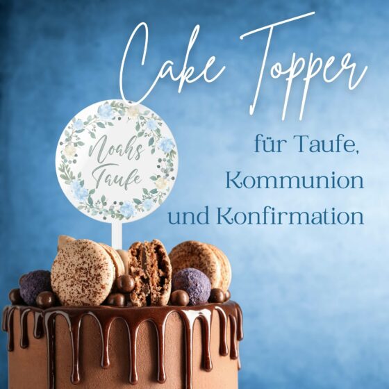 Cake Topper personalisiert bedruckt